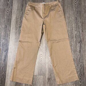 Coldwater Creek Womens Pants Size 16 98% Cotton Beige Tan Pants EUC